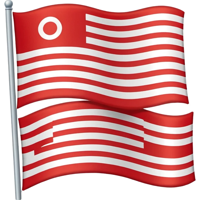 Flag which has rectangular shape object in it  emoji