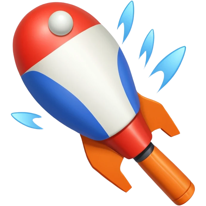 ping pong rocket emoji