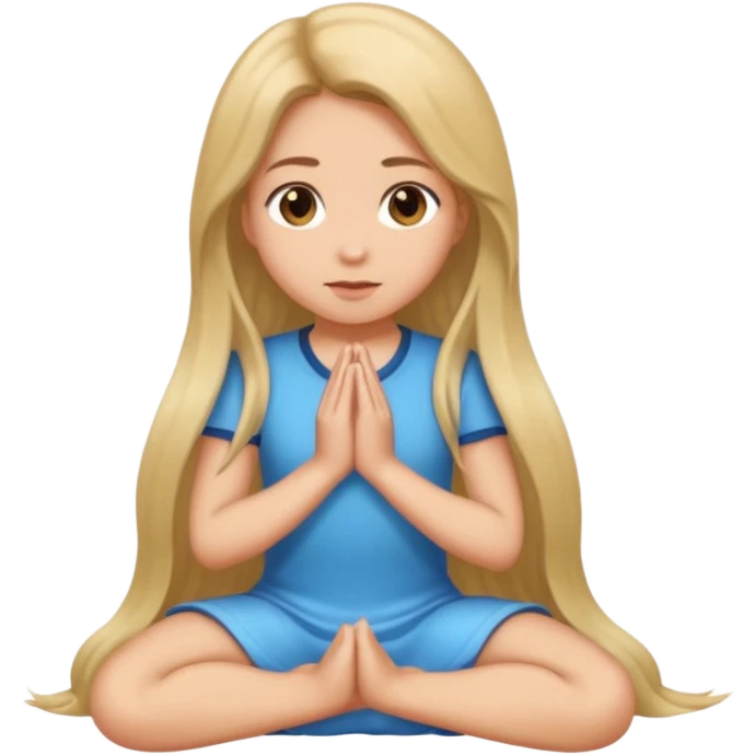 Girl on her knees emoji