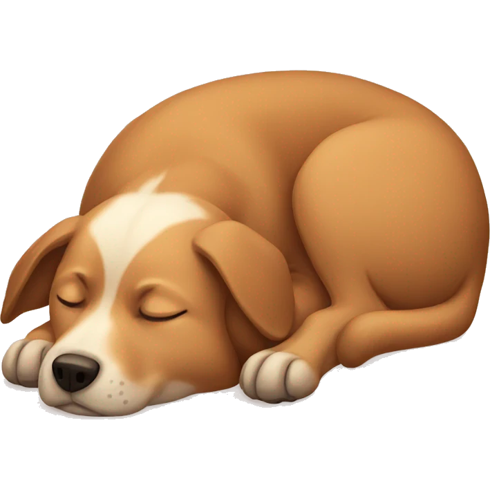 Dog sleeping  emoji