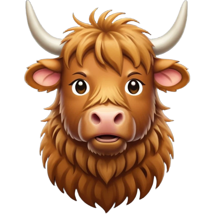highland cow emoji