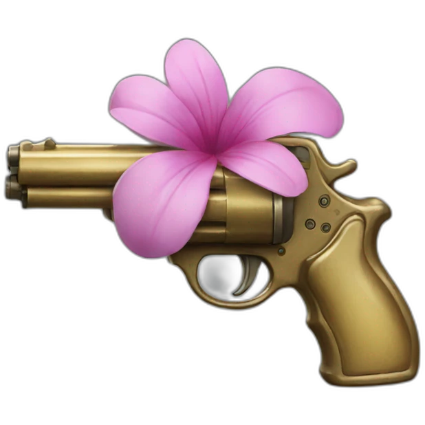 flower-bullet-gun emoji