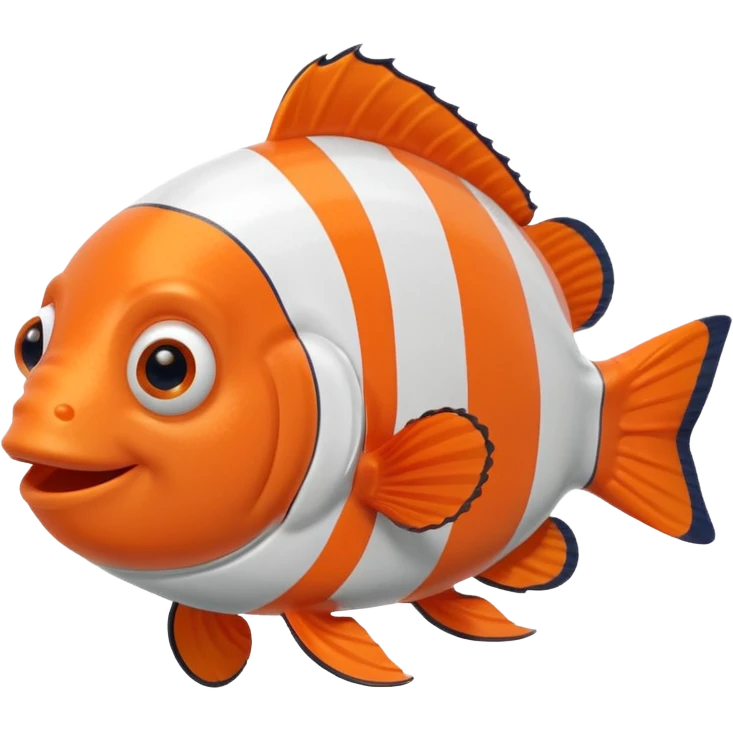nemo fish, front view emoji