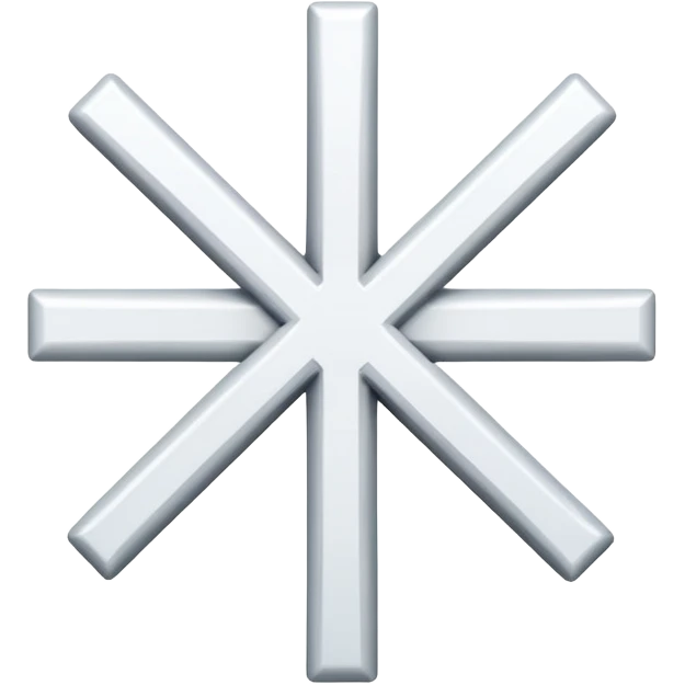 white Cross lines emoji