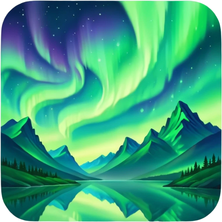 only northern light emoji