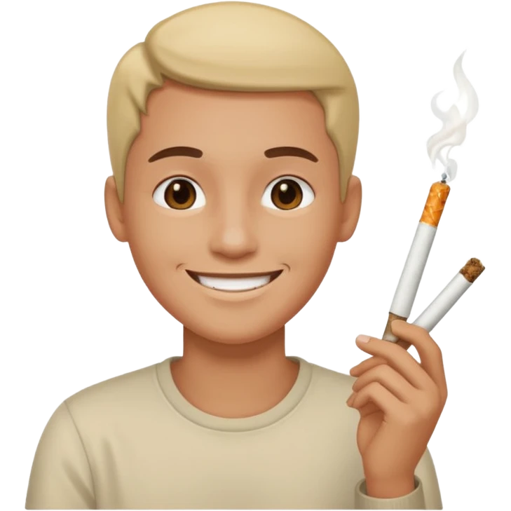 Peux tu me faire un fumeur de joint  emoji