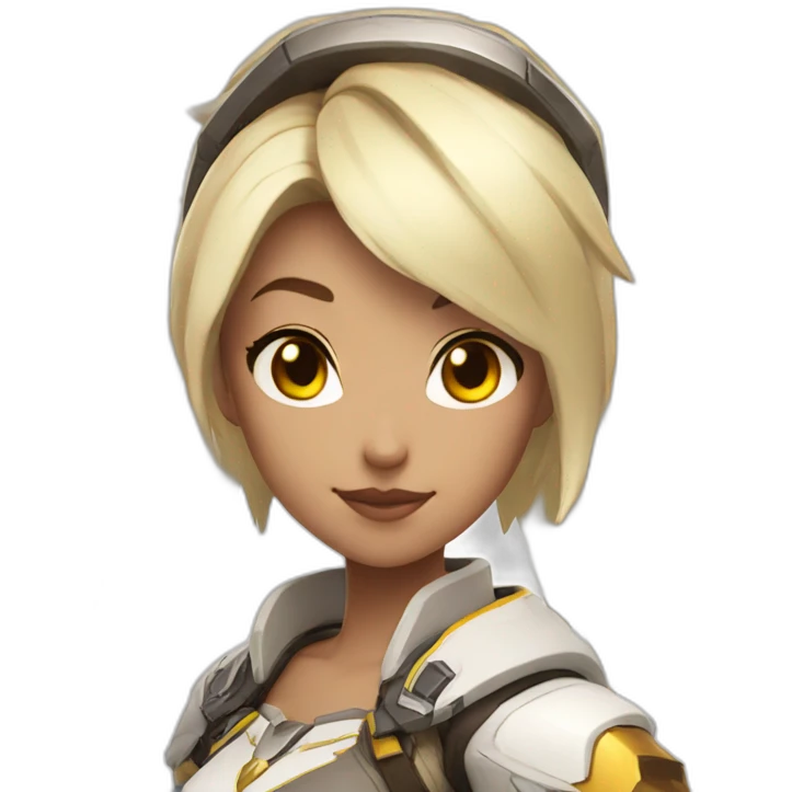 Mercy overwatch with wings emoji