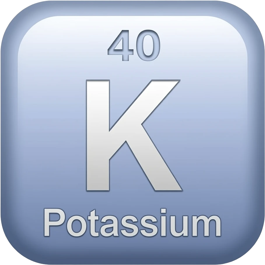the symbol of potassium on the periodic table emoji