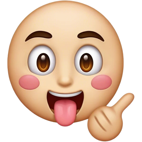 emoji raising one eyebrow and sticking tongue out emoji