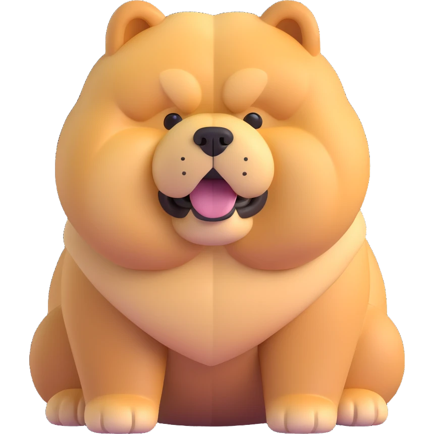 chow chow dog emoji