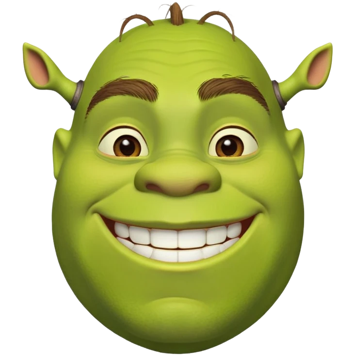 Shrek on high  emoji