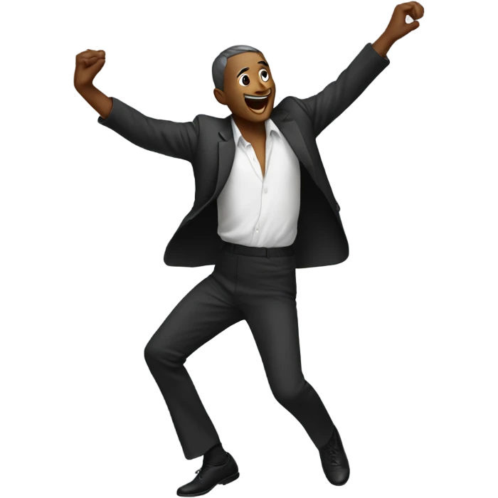 Dancing man emoji