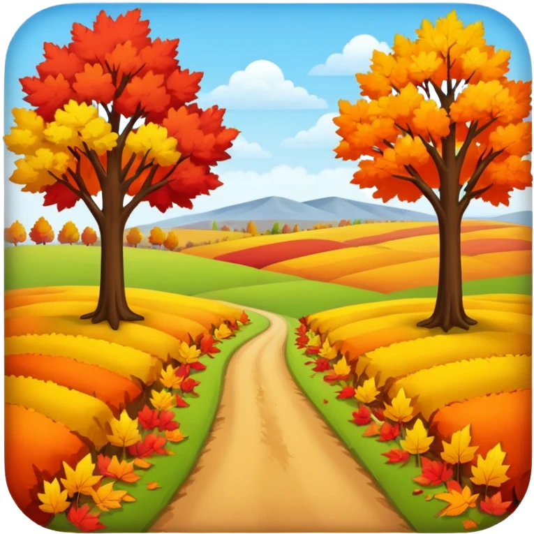 fall landscape emoji