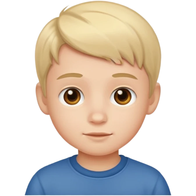 A cute lil boy emoji