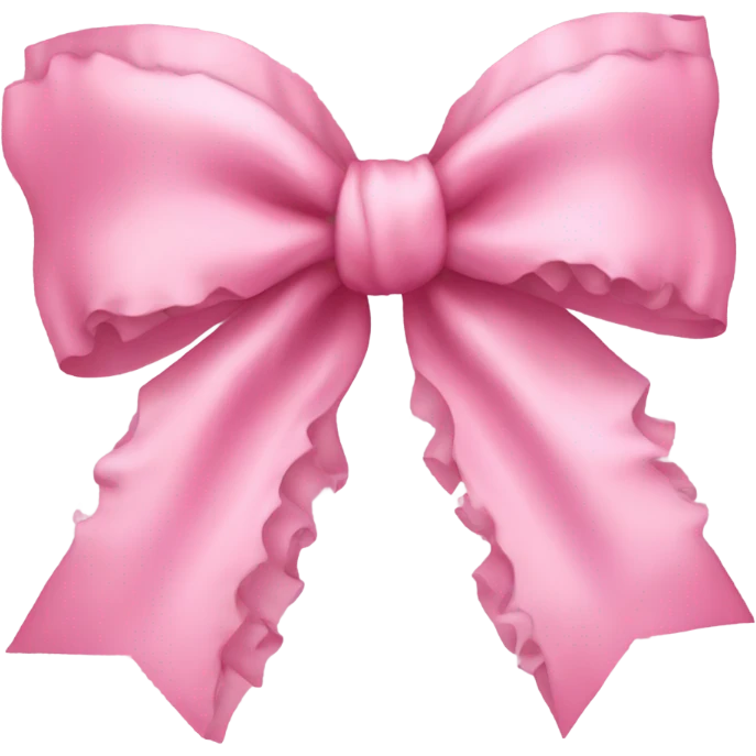 Pink coquette bow  emoji