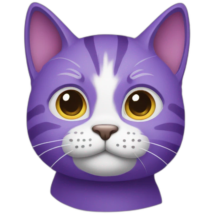 purple cat emoji emoji