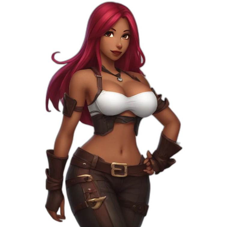 Katarina league of legends busty sfw emoji