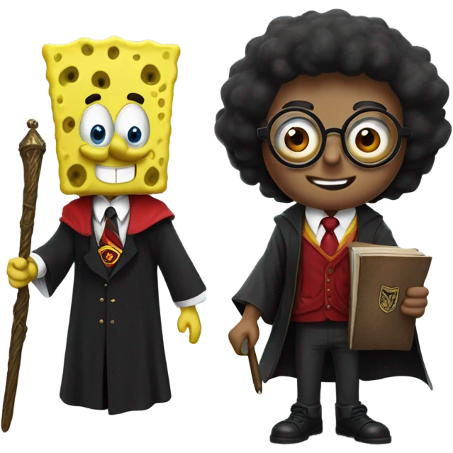 SpongeBob and Harry Potter’s clothes emoji