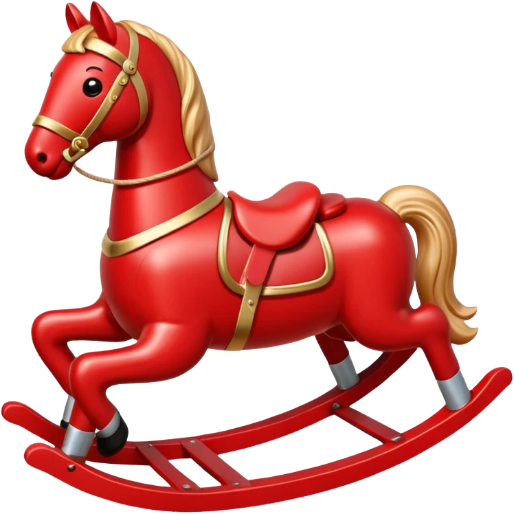 red Rocking Horse emoji