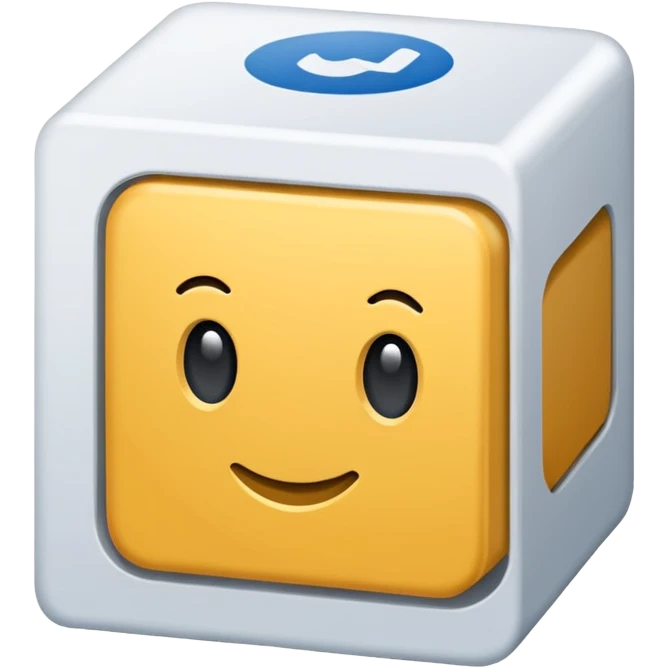 ein karton aus dem binden rausschauen mit der beschriftung "musterset" emoji