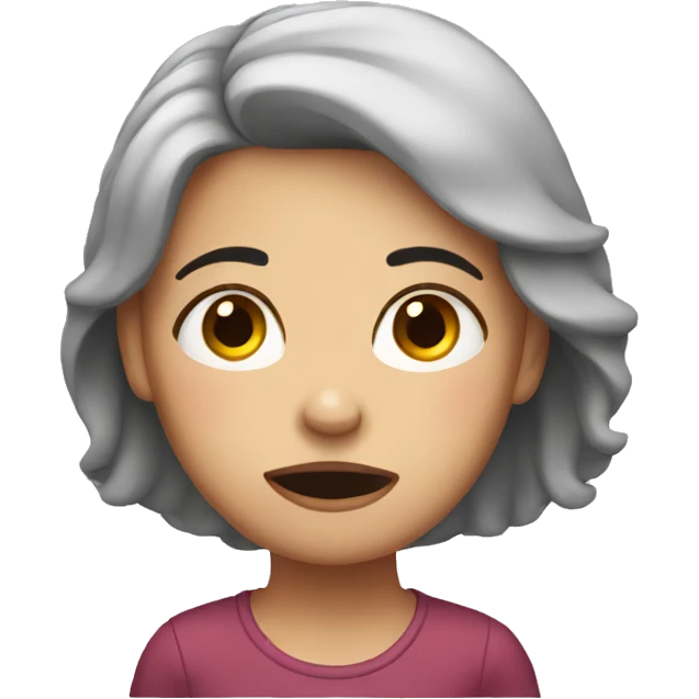 Tired girl emoji
