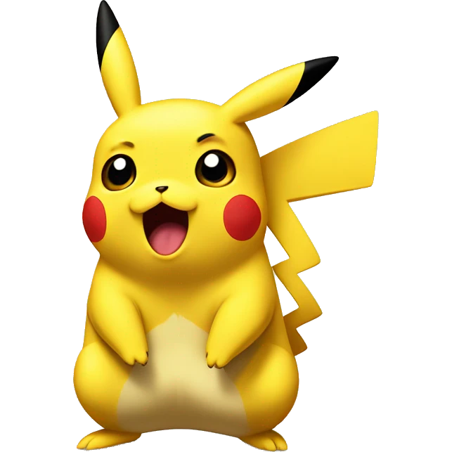 pikachu surprised in disgust emoji