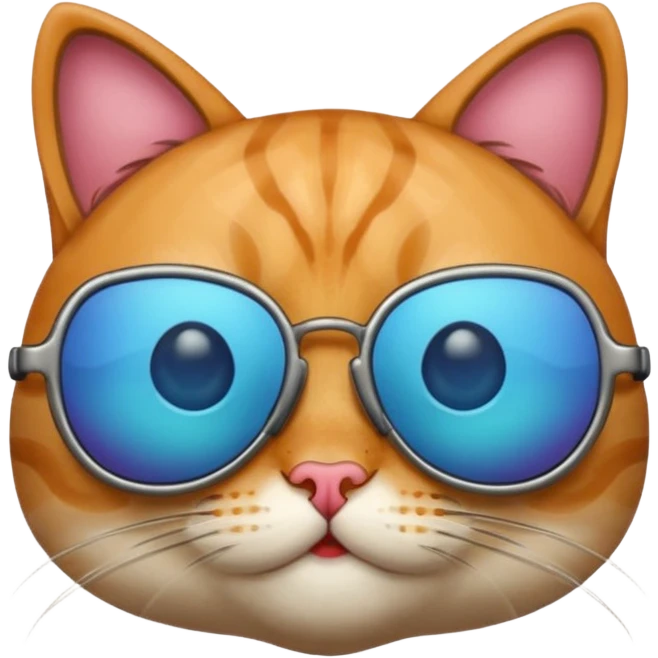 Cat wearing sunglasses emoji
