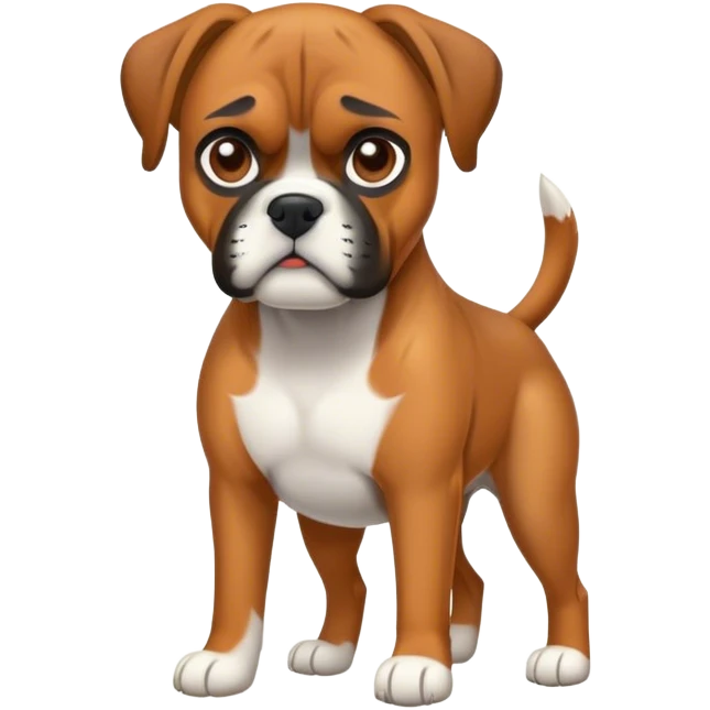 Boxer dog emoji
