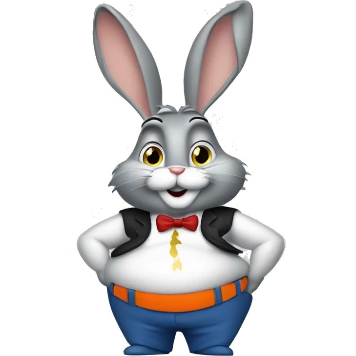Bugs bunny but he is fat emoji