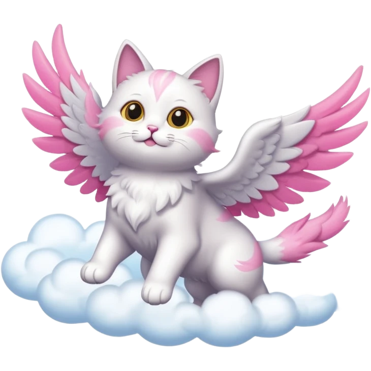 flying cat in the sky emoji