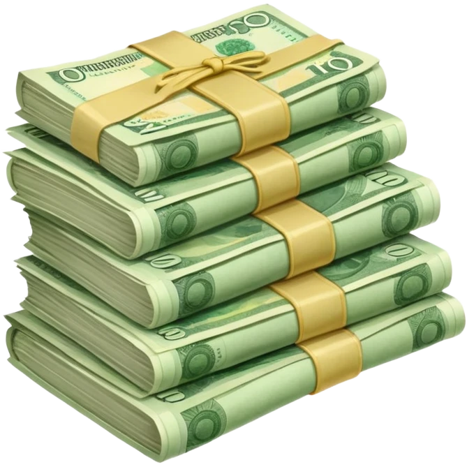 The money is Russian rubles emoji
