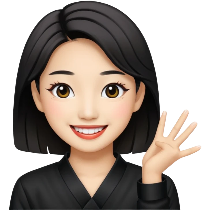 Une star de k pop emoji