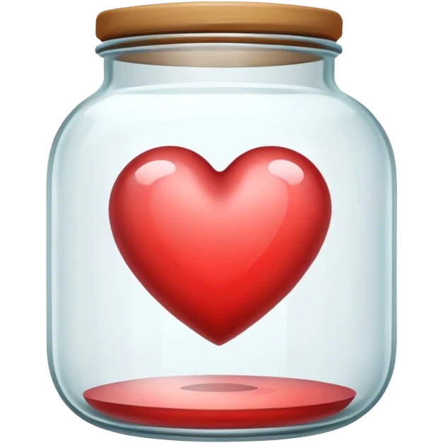 Heart in a jar  emoji