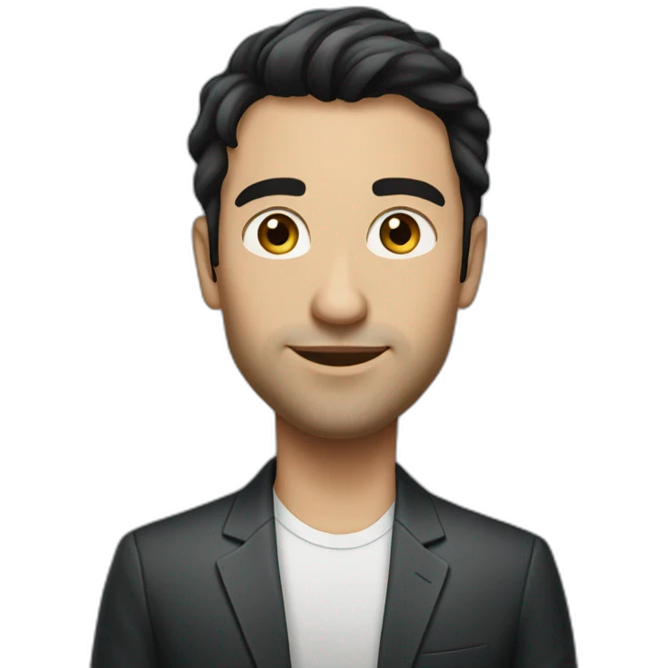dark haired, 30 year old, caucasian, billionaire emoji