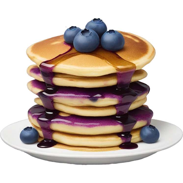 Blueberry pancakes  emoji