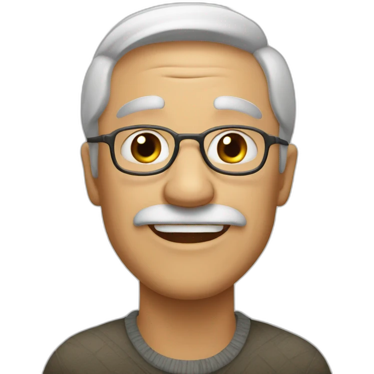Old man in love  emoji