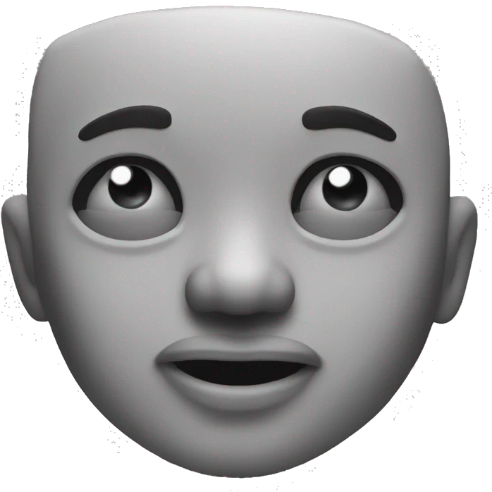 Silicone sculpture emoji