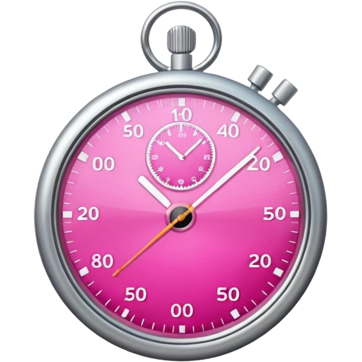 pink stopwatch  emoji