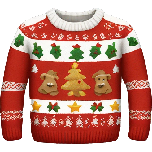 Christmas sweater emoji