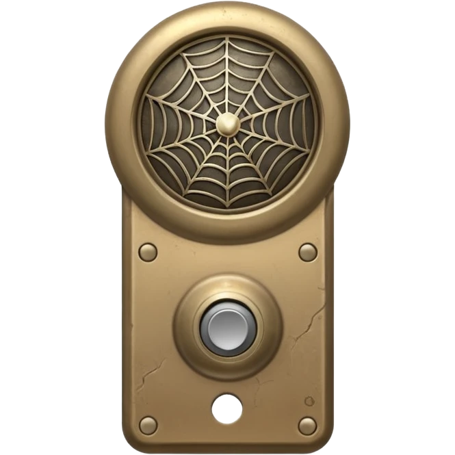 Doorbell with cobwebs  emoji