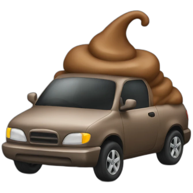 poop car emoji