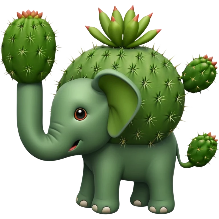 elephant cactus emoji