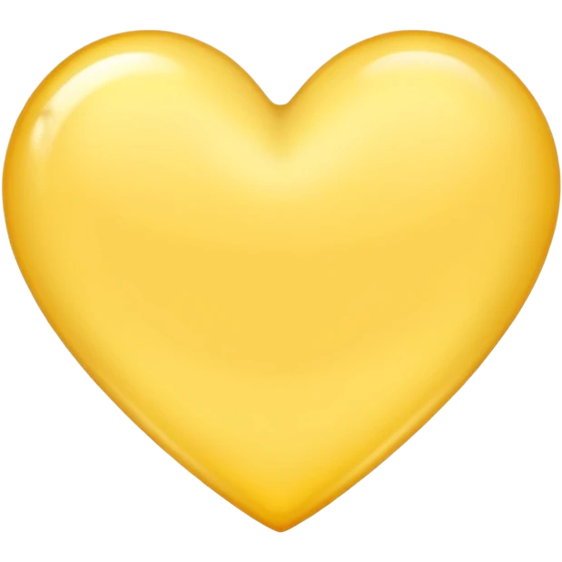 light yellow heart emoji