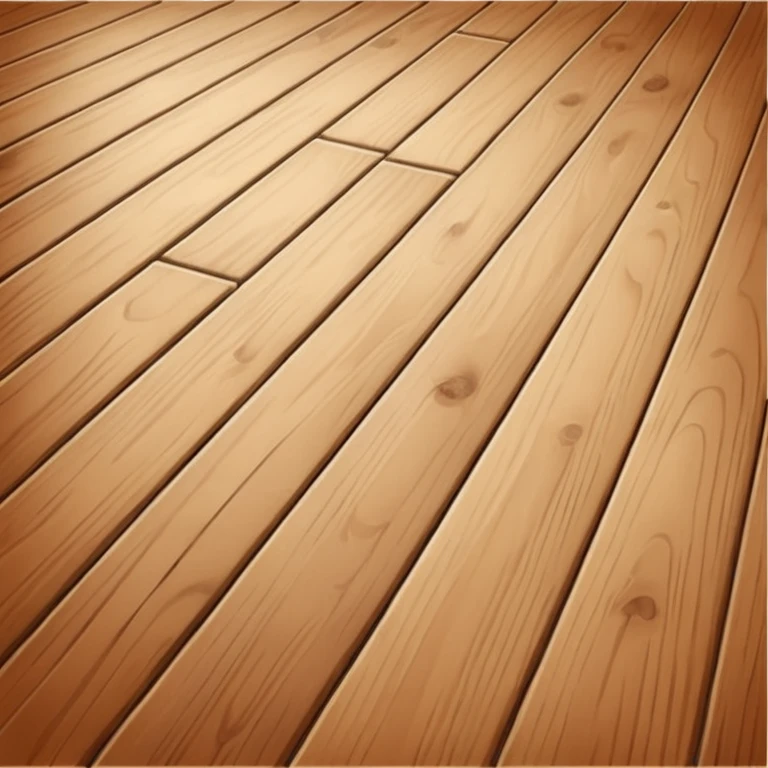 Create a 3D perspective image of a wooden floor. emoji