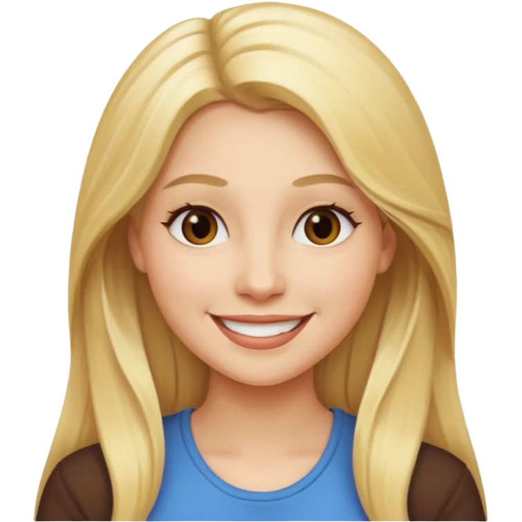 queen-in-game-of-throne, long blonde, smile emoji