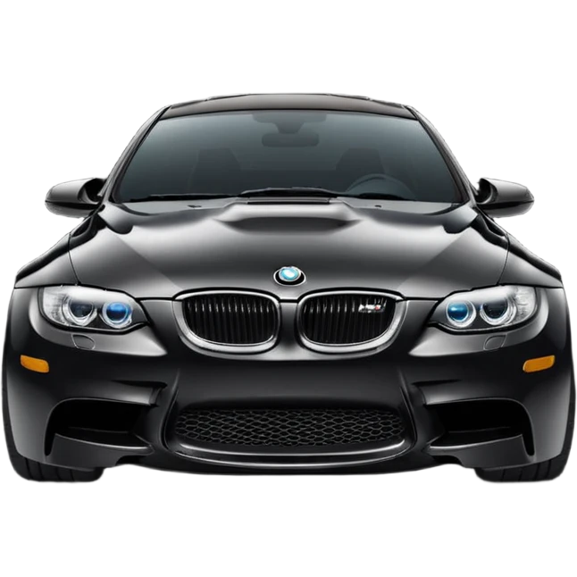 black bmw m3 emoji