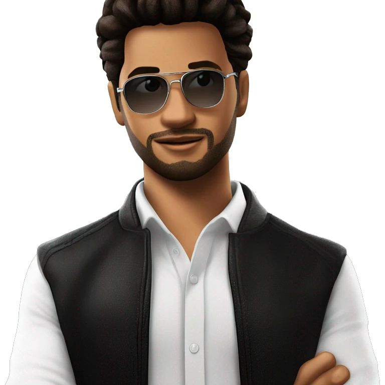 cool guy in shades emoji