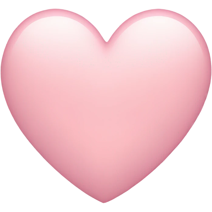 light pink heart  emoji