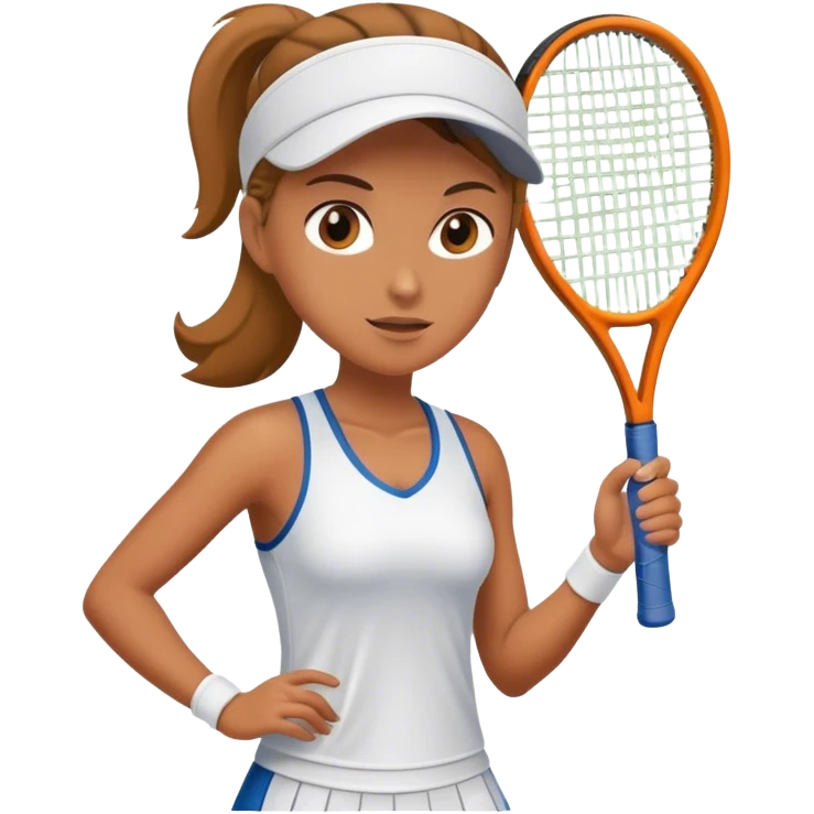 Woman tennis player emoji