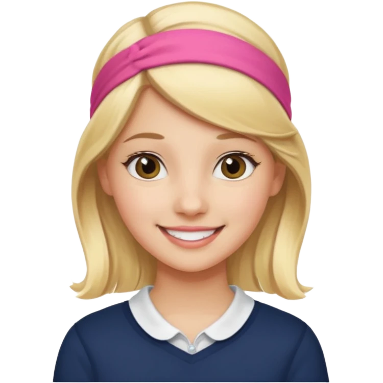 Preppy girl emoji